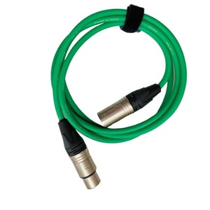 Кабель аудио 1xXLR - 1xXLR GS-PRO XLR3F-XLR3M green 0.5m