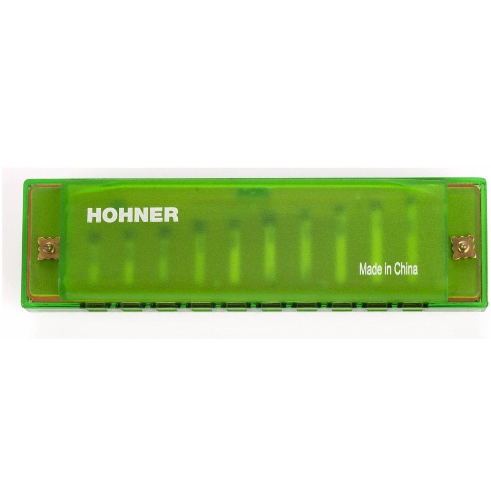 Губная гармошка Hohner Translucent Green M1110G