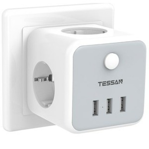 Сетевой фильтр Tessan TS-301-DE Grey