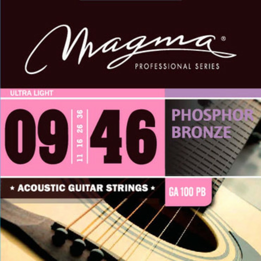 Струны для акустической гитары Magma Strings GA100PB