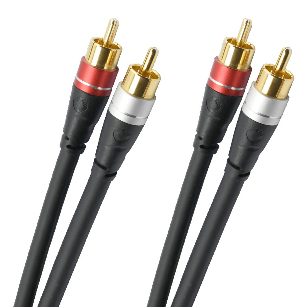 Кабель аудио 2xRCA - 2xRCA Oehlbach 33144 Excellence Audio Link RCA black 2.0m