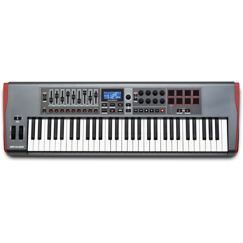 Купить миди клавиатура Novation Impulse 61 недорого, отзывы, фотографии,  характеристики, низкие цены в интернет магазине БигТВ с доставкой по городу  Москва