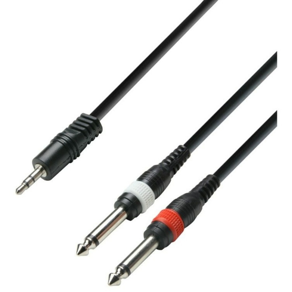 Кабель аудио 1xMini Jack - 2xJack Adam Hall K3YWPP0300 3.0m