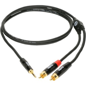 Кабель аудио 1xMini Jack - 2xRCA KLOTZ KY7-090 0.9m