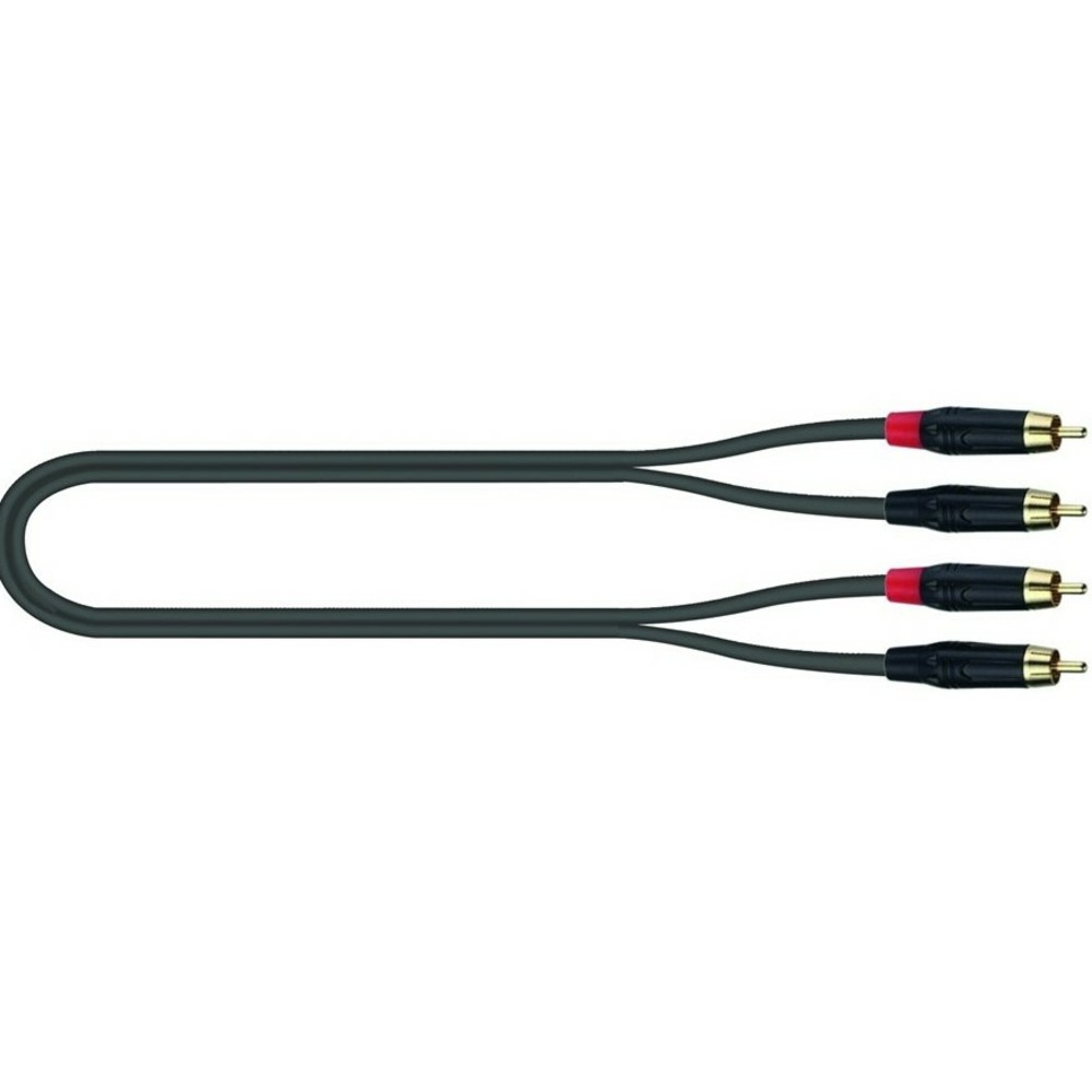 Кабель аудио 2xRCA - 2xRCA QUIK LOK JUST 4RCA 1 1.0m