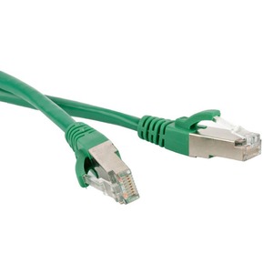 Кабель витая пара патч-корд Hyperline PC-LPM-STP-RJ45-RJ45-C5e-10M-LSZH-GN 10.0m