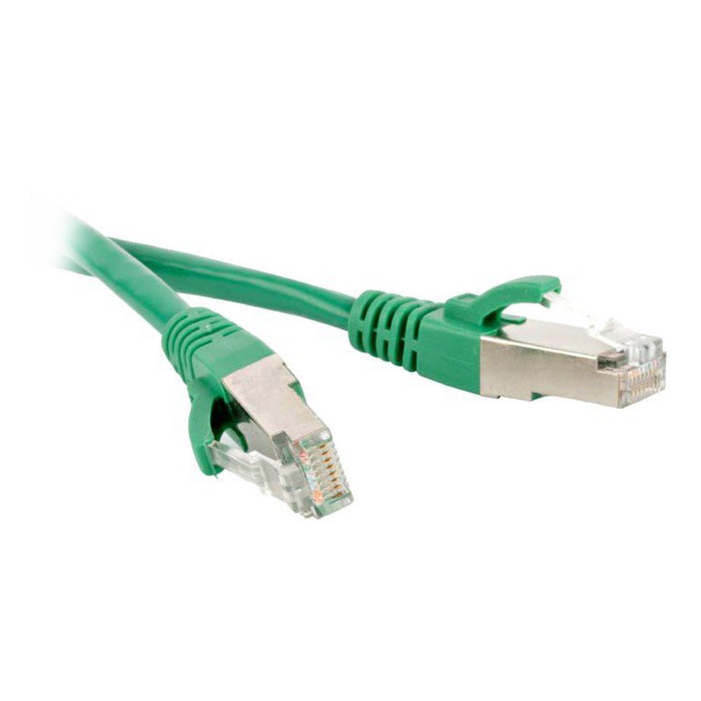 Кабель витая пара патч-корд Hyperline PC-LPM-STP-RJ45-RJ45-C5e-3M-LSZH-GN 3.0m