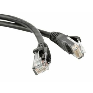 Кабель витая пара патч-корд Hyperline PC-LPM-UTP-RJ45-RJ45-C6-0.5M-LSZH-BK 0.5m