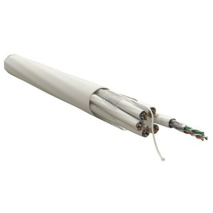 Кабель витая пара Hyperline UFTP24-C6a-SOLID-INDOOR-CMR-WH