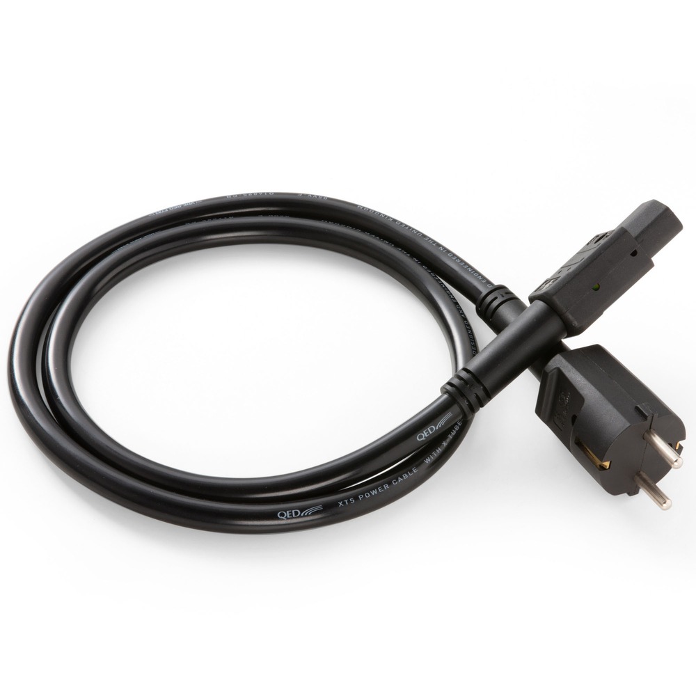 Кабель силовой Schuko - IEC C13 QED (QE4310) XT5 Power Cable 1.0m