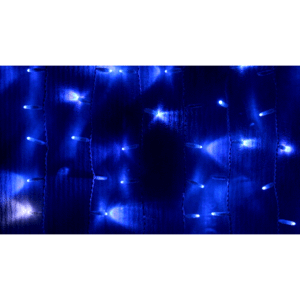 Гирлянда Neon-Night 235-223 Светодиодный 2х1.5м эффект мерцания белый провод 220В диоды СИНИЕ
