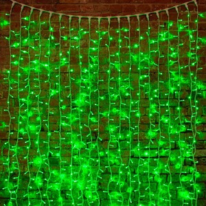 Гирлянда Светодиодный Дождь Neon-Night 237-134 2х3м, постоянное свечение, белый провод КАУЧУК, 230 В, диоды ЗЕЛЕНЫЕ, 760 LED