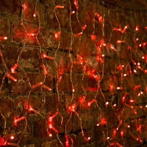 Гирлянда "Светодиодный Дождь" Neon-Night 235-102 2x0,8м, прозрачный провод, 230 В, диоды Красные, 160 LED