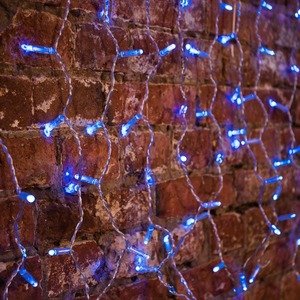 Гирлянда "Светодиодный Дождь" Neon-Night 235-103 2x0,8м, прозрачный провод, 230 В, диоды Синие, 160 LED