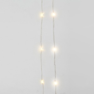 Гирлянда «Роса» Neon-Night 302-005 с крупными каплями 2 м, 20 LED, белое свечение, 2хCR2032 в комплекте