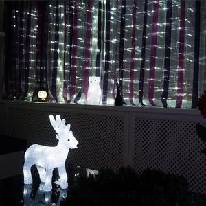 Гирлянда светодиодная Снежинки Neon-Night 303-036 20 LED БЕЛЫЕ 2,8 метра
