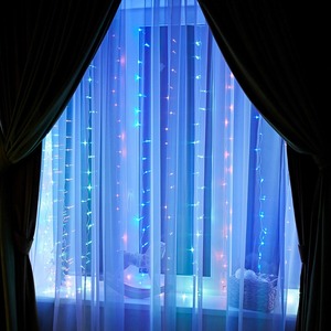 Гирлянда Светодиодный Дождь Neon-Night 235-059 2,5x2 м, свечение с динамикой, прозрачный провод, 230 В, диоды Мультиколор