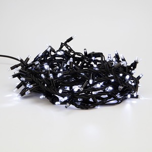 Гирлянда «Кластер» Neon-Night 315-255 10 м, 200 LED, черный каучук, IP67, соединяемая, цвет свечения белый