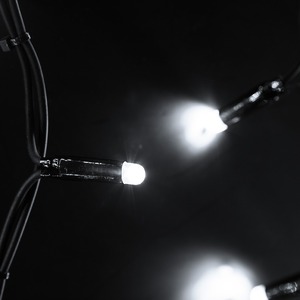 Гирлянда Neon-Night 255-295 Айсикл светодиодный, 6,0 х 1,5 м, черный провод КАУЧУК, 230 В, диоды белые, 480 LED