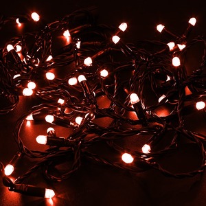 Гирлянда Нить Neon-Night 305-142 10м, постоянное свечение, черный ПВХ, 24В, цвет Красный