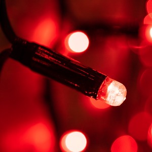 Гирлянда Светодиодный Дождь Neon-Night 237-122 2х1,5м, постоянное свечение, черный провод КАУЧУК, 230 В, диоды КРАСНЫЕ, 360 LED