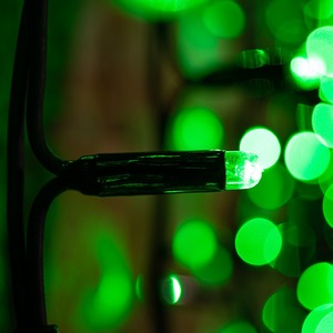Гирлянда Светодиодный Дождь Neon-Night 237-124 2х1,5м, постоянное свечение, черный провод КАУЧУК, 230 В, диоды ЗЕЛЕНЫЕ, 360 LED