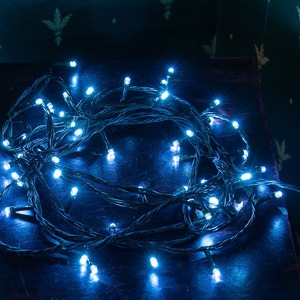 Гирлянда Твинкл Лайт Neon-Night 303-023 6 м, темно-зеленый ПВХ, 40 LED, цвет Синий