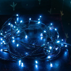 Гирлянда Твинкл Лайт Neon-Night 303-043 10 м, темно-зеленый ПВХ, 80 LED, цвет Синий