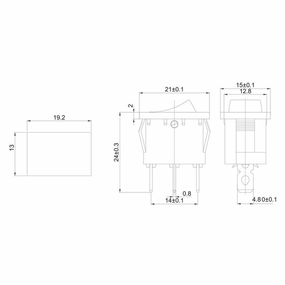 Купить выключатель клавишный Rexant 36-2151 250V 6А (3с) ON-OFF синий с  подсветкой Mini, 10шт недорого, отзывы, фотографии, характеристики, низкие  цены в интернет магазине БигТВ с доставкой по городу Москва