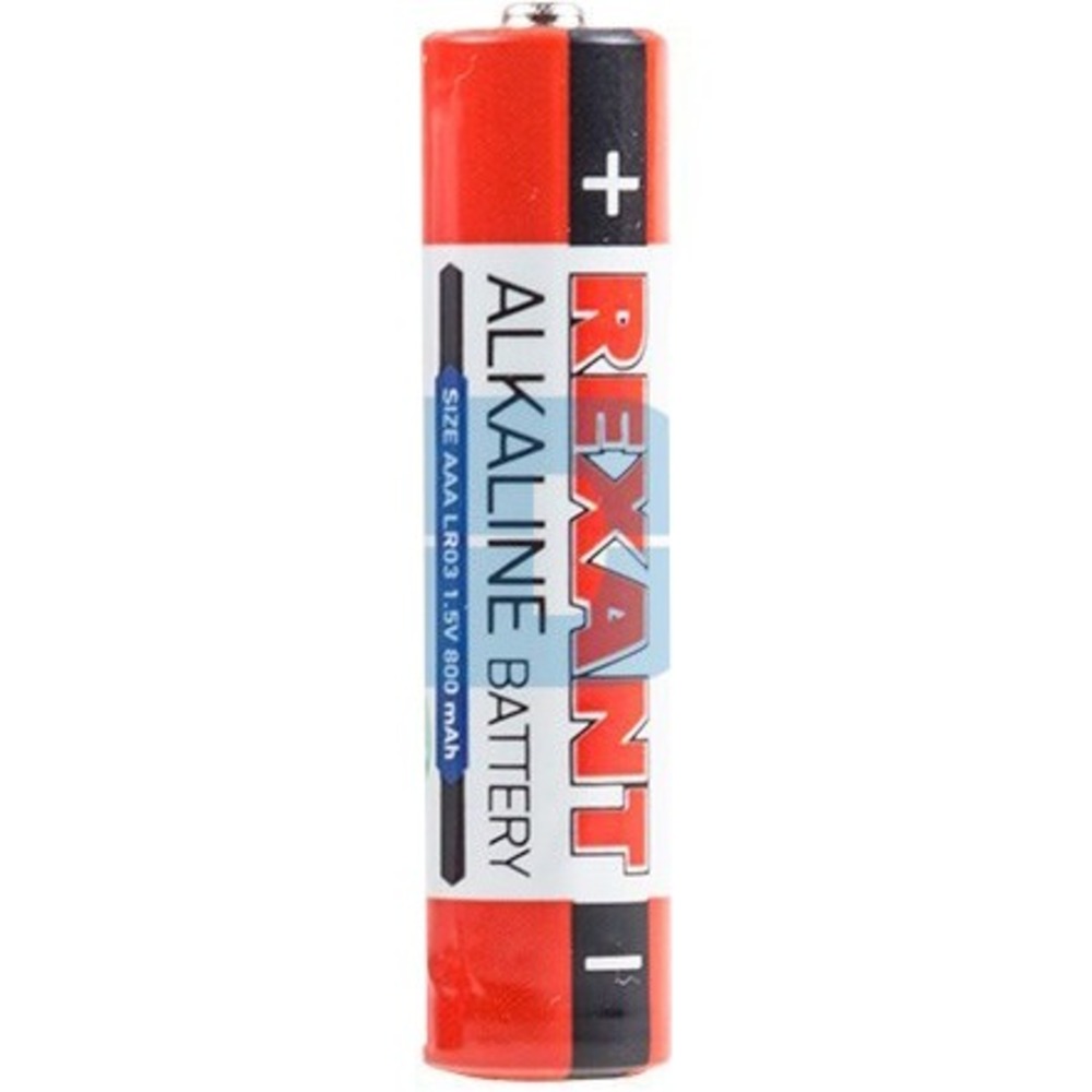 Алкалиновая батарейка Rexant 30-1052 AAA/LR03 1,5V 1200 mAh (2 штуки)