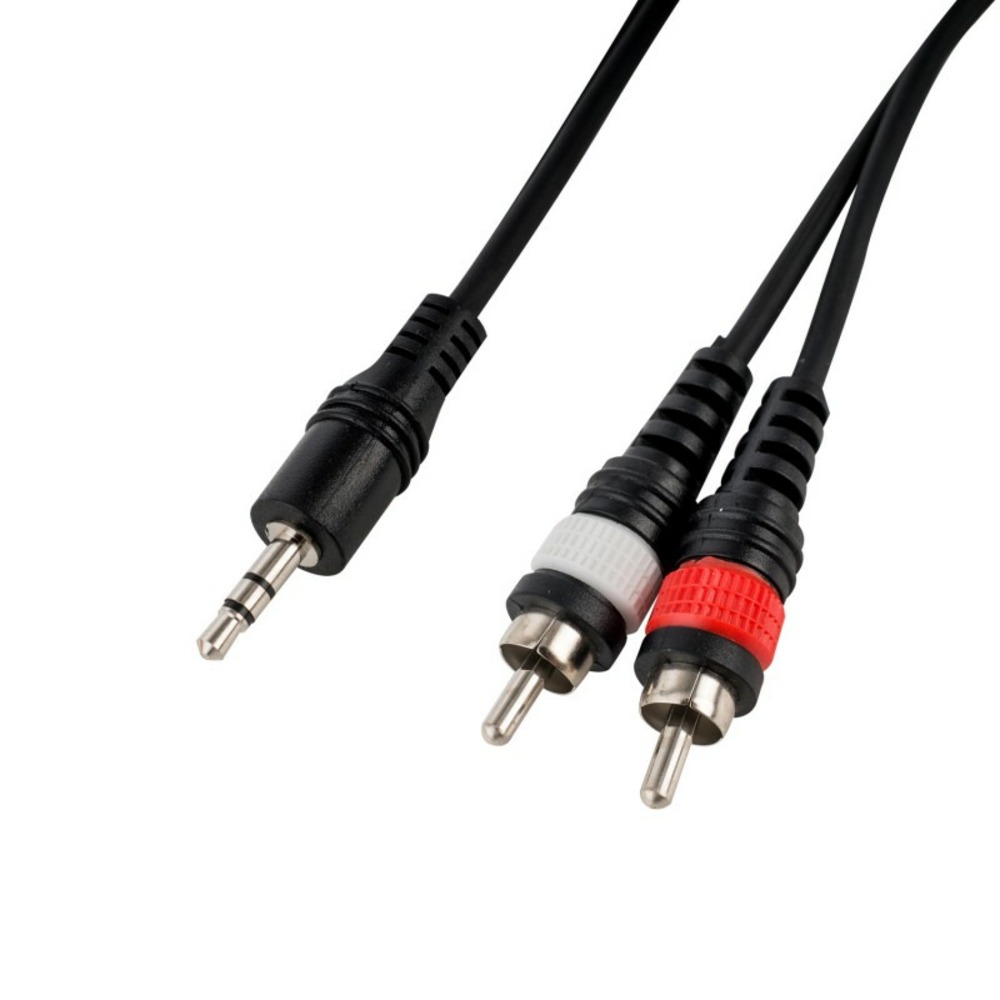 Кабель аудио 1xMini Jack - 2xRCA Cascha HH-2098 3.0m