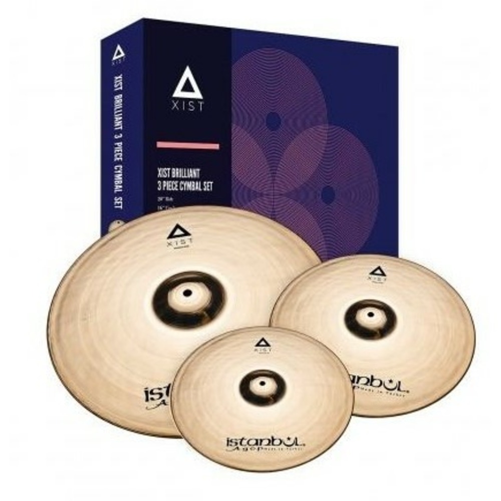 Тарелка для ударной установки Istanbul Agop Xist Brilliant Cymbal Set 14/ 16/ 20+18