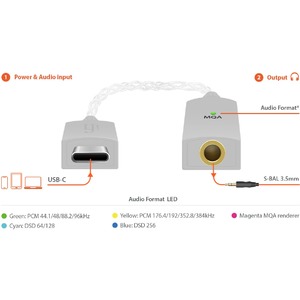 Усилитель для наушников с ЦАП iFi Audio GO link USB-C