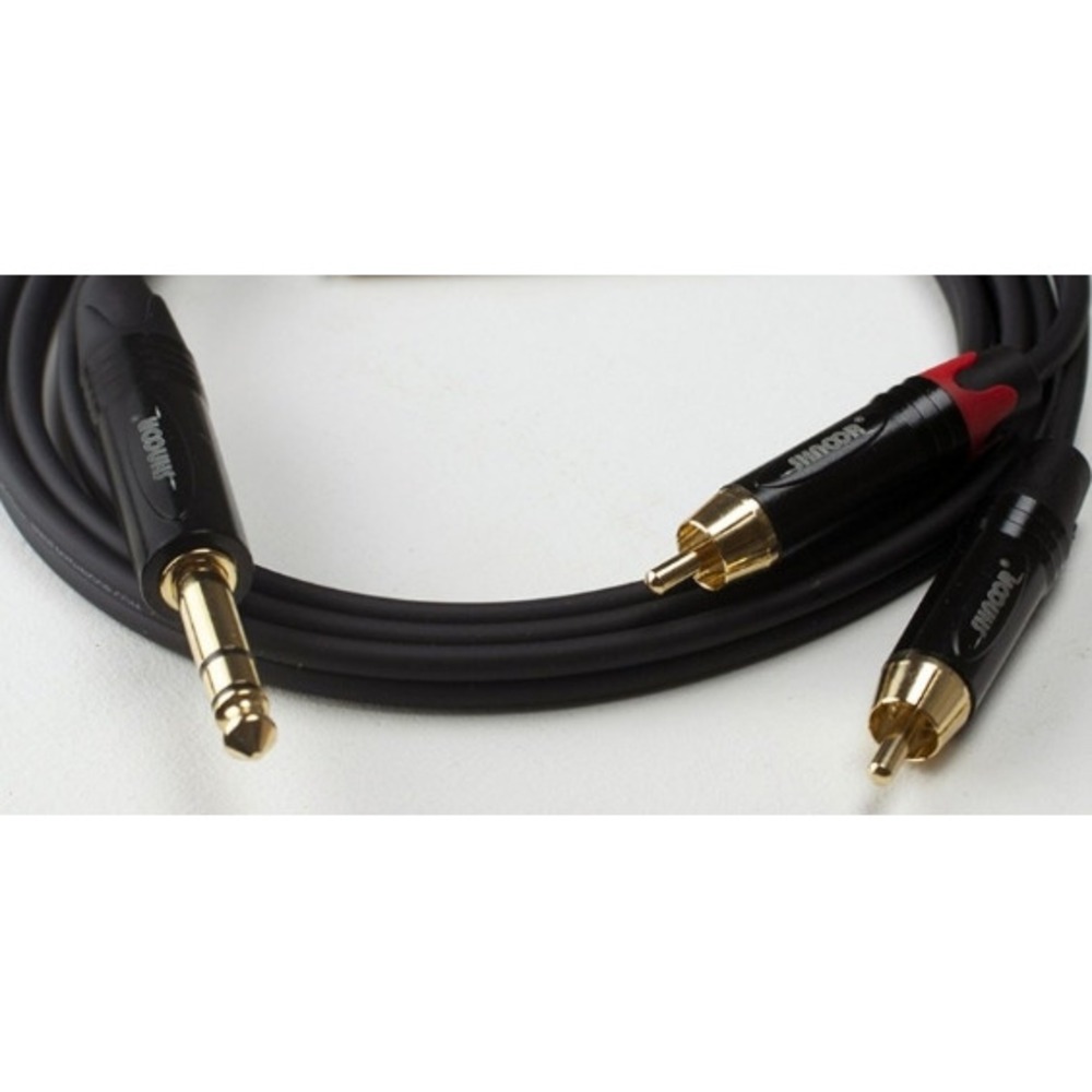 Кабель аудио 1xJack - 2xRCA Shnoor JS2RCA 3.0m