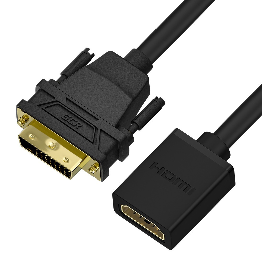 Переходник HDMI - DVI Greenconnect GCR-50908 0.15m