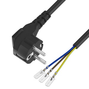 Кабель силовой Schuko - Pin Greenconnect GCR-55230 0.5m