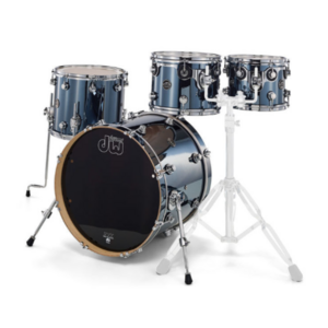 Ударная установка DW PERFORMANCE FINISH PLY Ударная установка 20"-10"-12"-14" черный хром