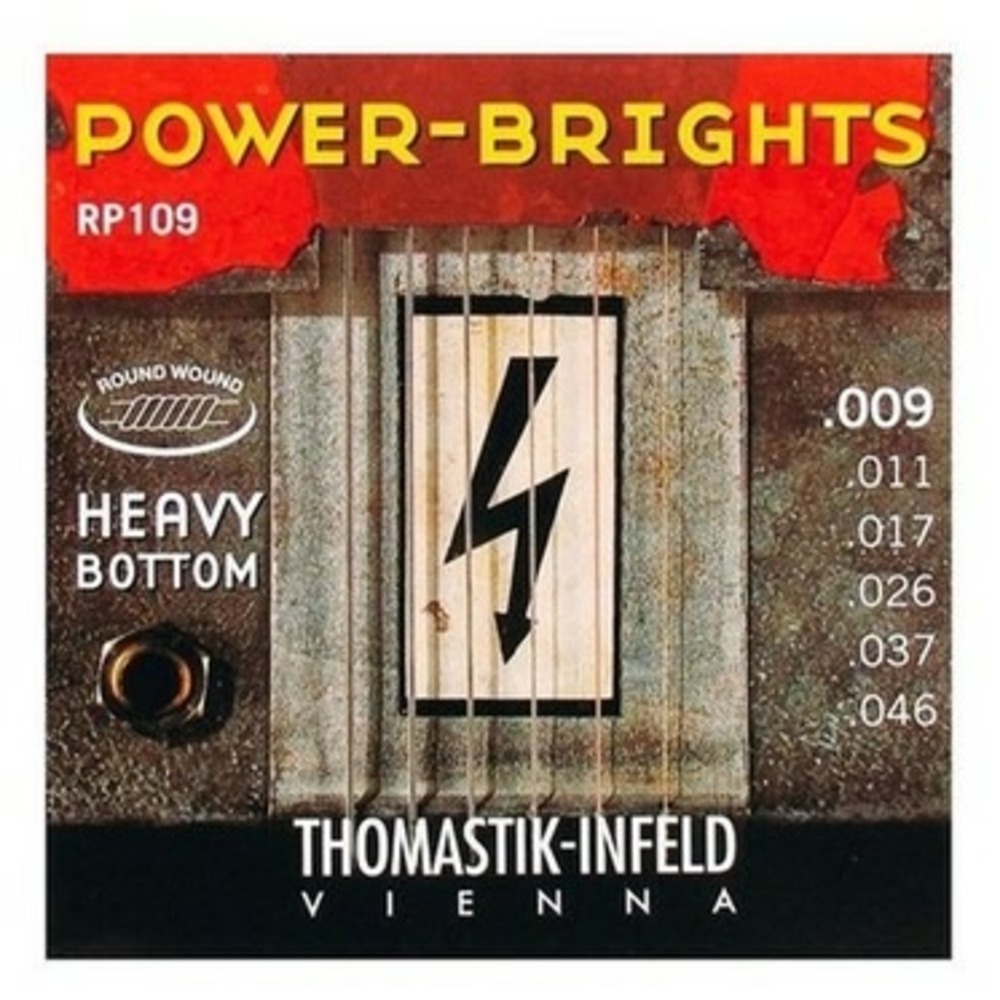 Струны для электрогитары Thomastik Power Brights RP109