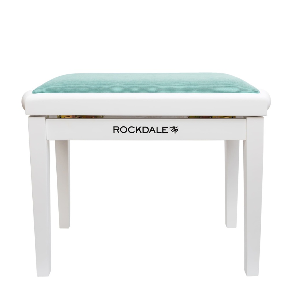 Банкетка для пианино Rockdale RHAPSODY 131 SV WHITE MINT GREEN