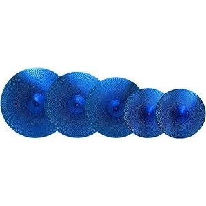 Тарелка для ударной установки KINGDO LOW VOLUME SET 14"+16"+20" BLUE