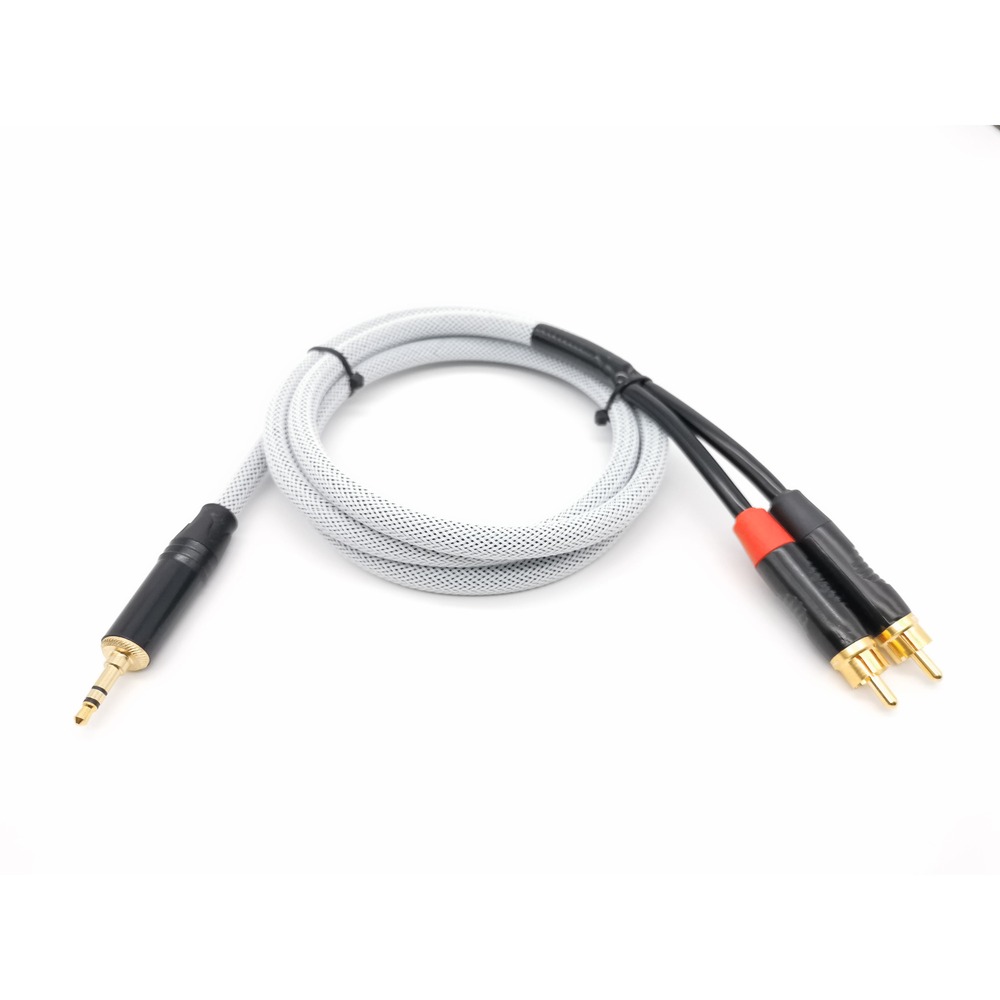 Кабель аудио 1xMini Jack - 2xRCA ZZcable G45-3,5-2RCA-0125-Z 1.25m