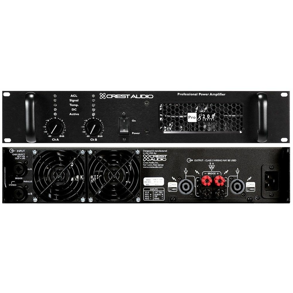 Купить усилитель мощности (концертный) CREST AUDIO Pro 8200 недорого,  отзывы, фотографии, характеристики, низкие цены в интернет магазине БигТВ с  доставкой по городу Москва