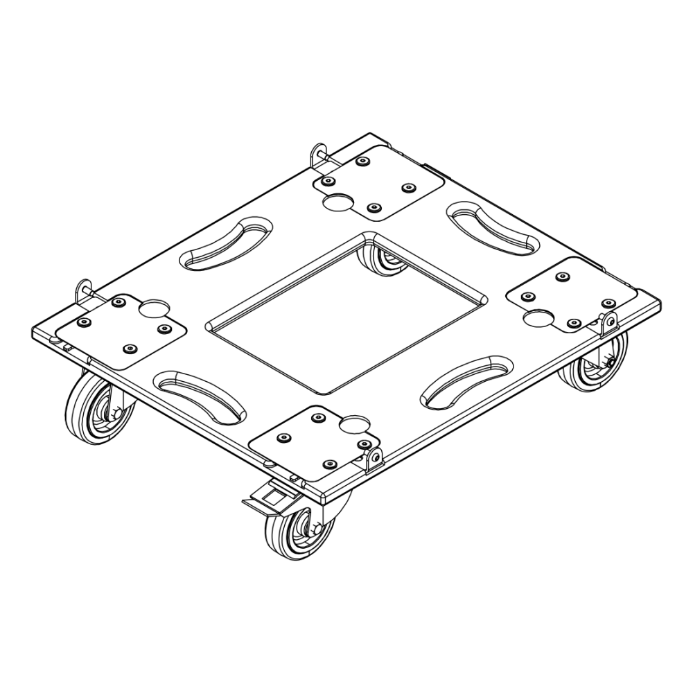 Аксессуар для концертного оборудования Next Individual Dolly for LAs15/A (up to 2)