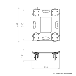 Аксессуар для концертного оборудования Next Individual Dolly for LAs15/A (up to 2)