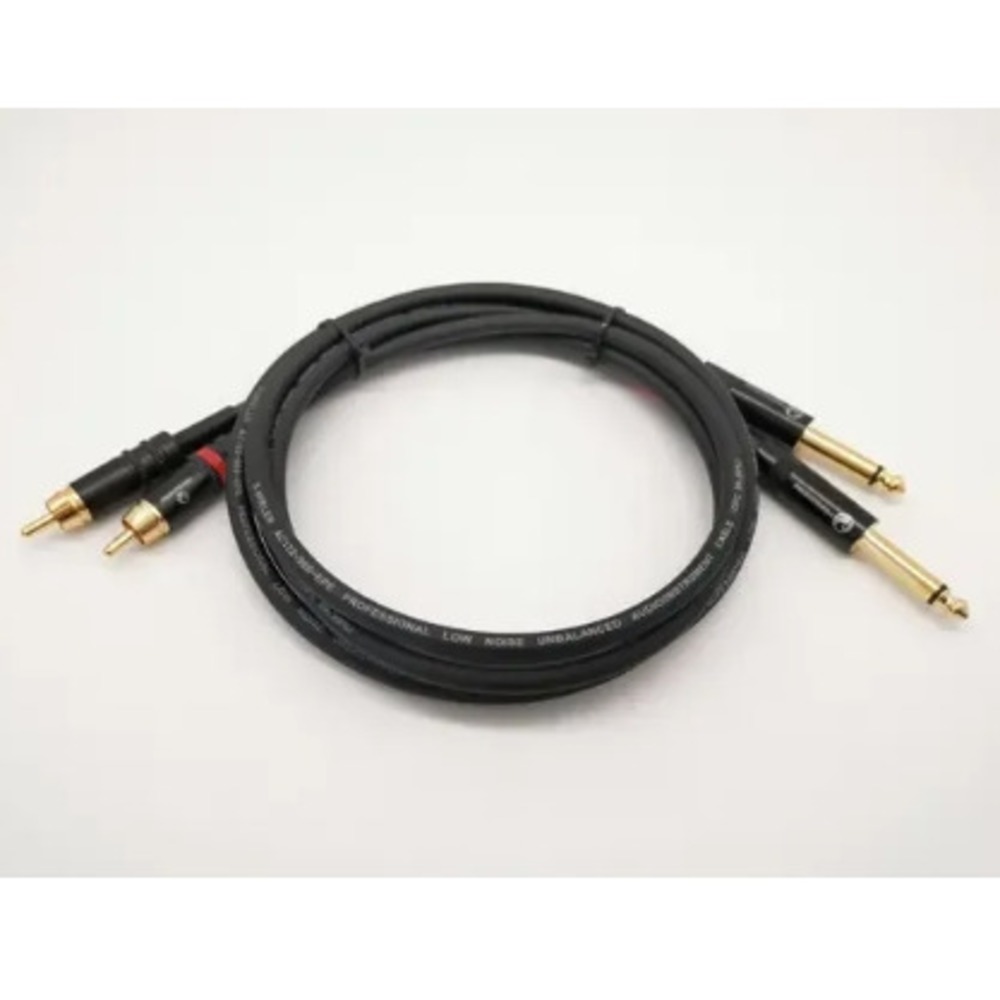 Кабель аудио 2xJack - 2xRCA ZZcable E57-2RCA-2J-0100-0 1.0m