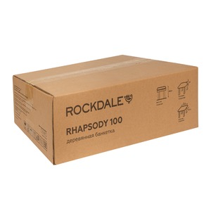 Банкетка для пианино Rockdale RHAPSODY 100 White