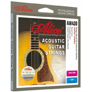 Струны для акустической гитары Alice AW 430-L