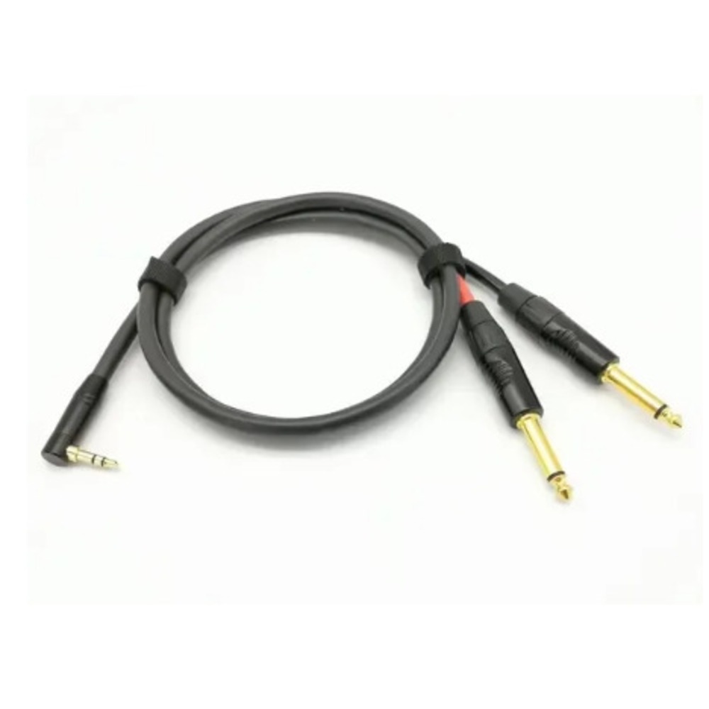 Кабель аудио 1xMini Jack - 2xJack ZZcable G56-3.5R-2J-0100-0 1.0m