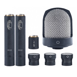 Вокальный микрофон (конденсаторный) Октава МК-012-10 стереопара черный в деревянном футляре