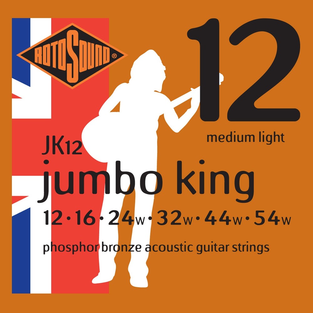 Струны для акустической гитары ROTOSOUND JK12 STRINGSPHOSPHORBRONZE
